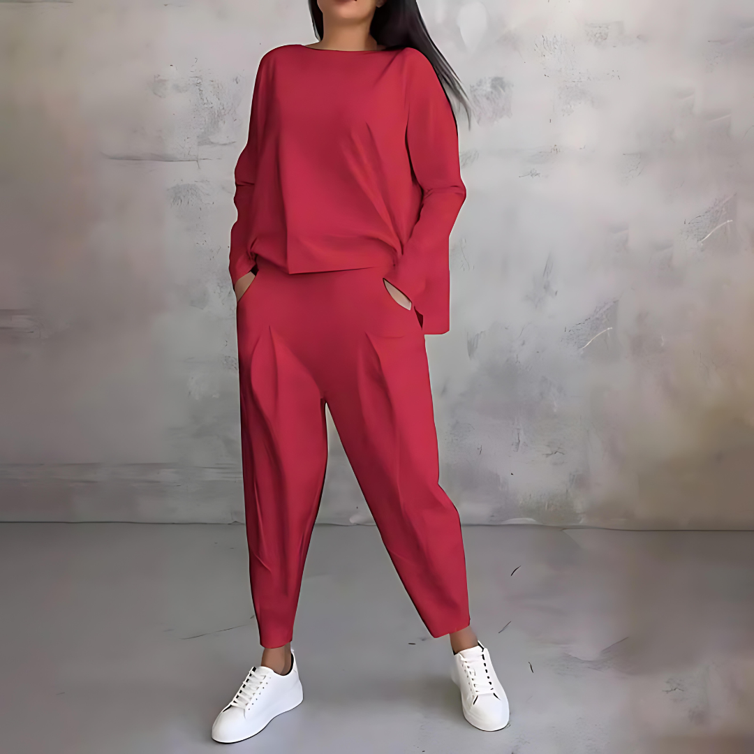 W&W Mode | Lässiges Herbst 2-teiliges Set für Frauen