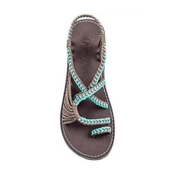 W&W Mode | Seil Knoten Fußflachsandalen