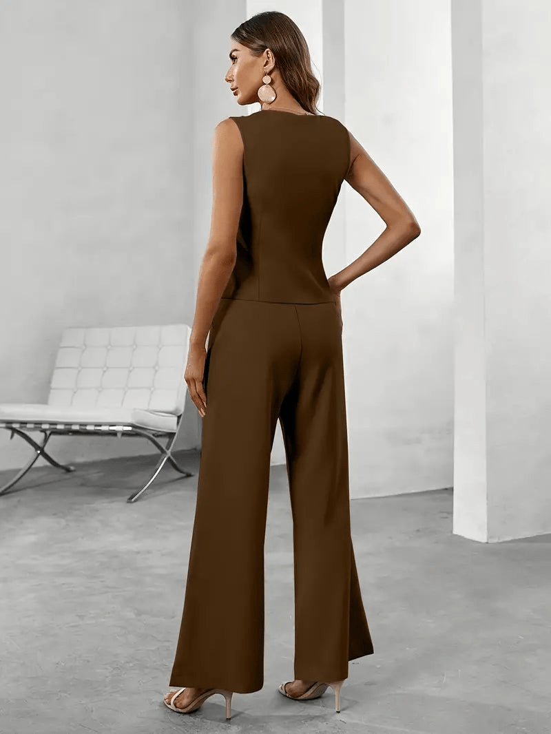 W&W Mode | Elegantes Jumpsuit Satz Für Jeden Anlass Damen Anzug