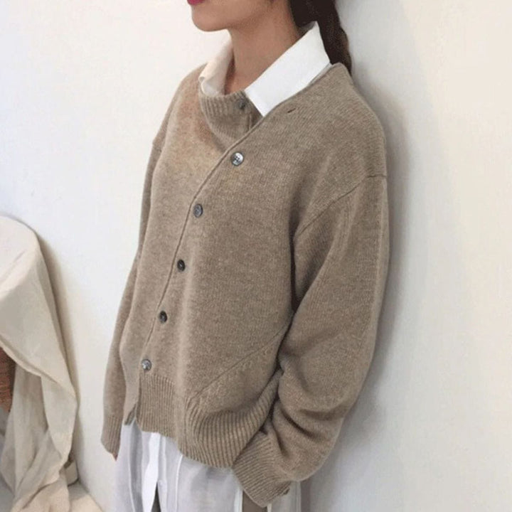 W&W Mode | Bequeme Kaschmirjacke mit stilvollen Knöpfen für Damen