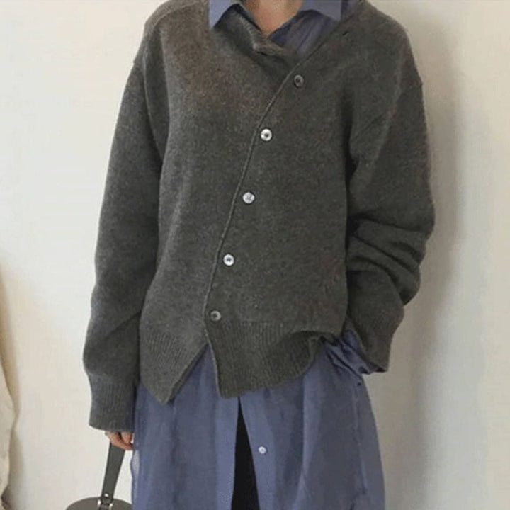 W&W Mode | Bequeme Kaschmirjacke mit stilvollen Knöpfen für Damen
