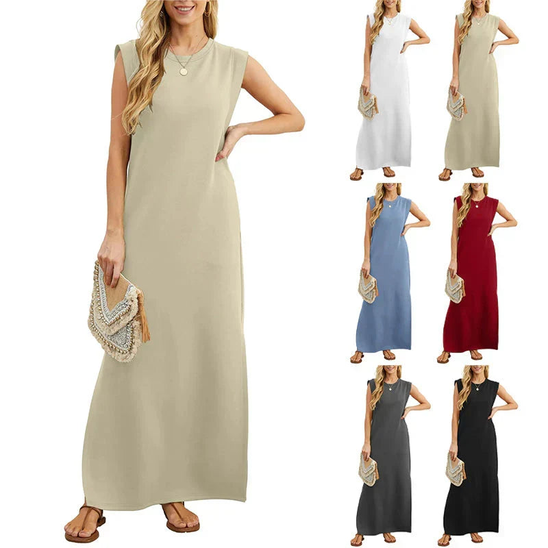 W&W Mode | Elegantes Ärmelloses Maxikleid