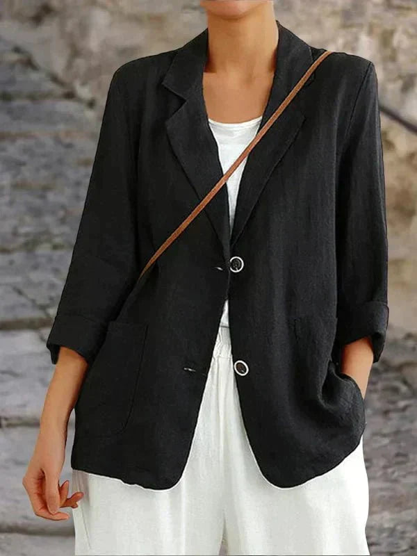 W&W Mode | Leinen Blazer