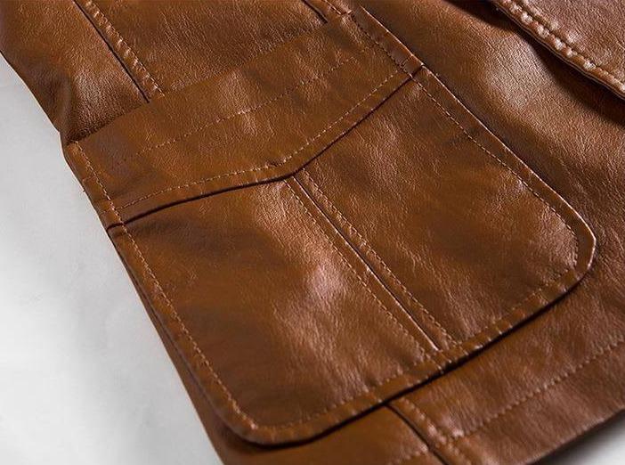 W&W Mode | Premium Lederjacke Für Herren Für Frühling Und Sommer