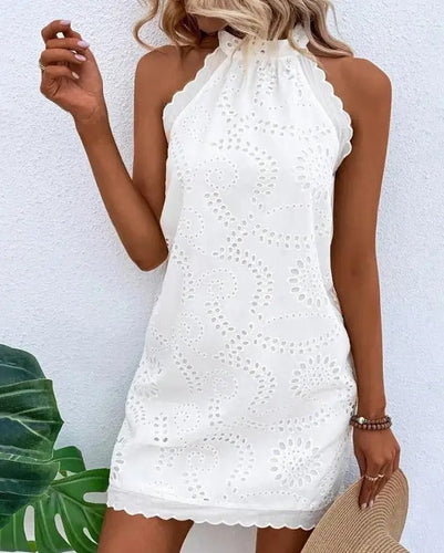 W&W Mode | ärmelloses Spitzenkleid