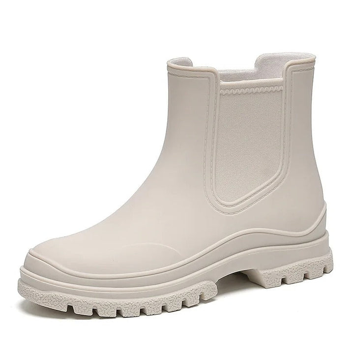 W&W Mode | Luxuriöse Halbhohe Wasserdichte Regenstiefel Für Frauen