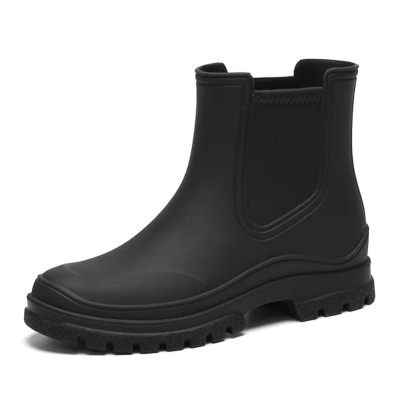 W&W Mode | Luxuriöse Halbhohe Wasserdichte Regenstiefel Für Frauen