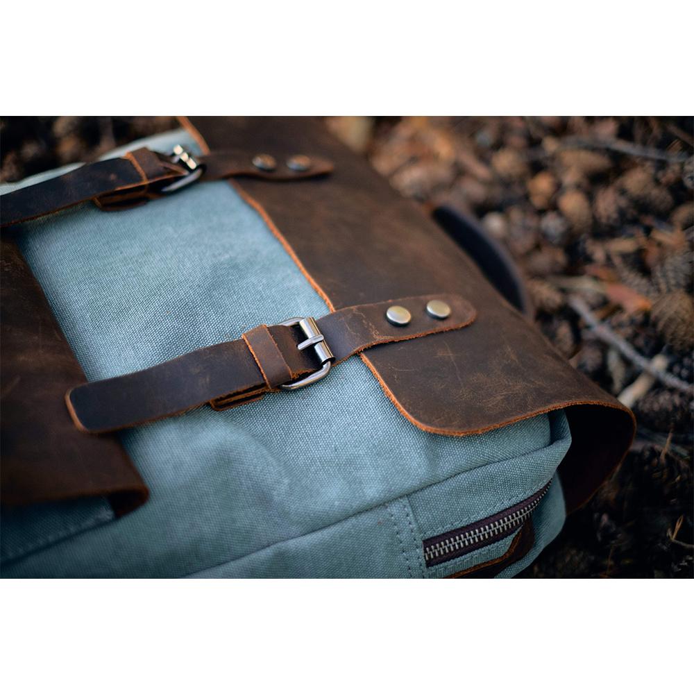 W&W Mode | Canvas Rucksack - Stockholm - Stilvoller und nachhaltiger Rucksack für den täglichen Gebrauch