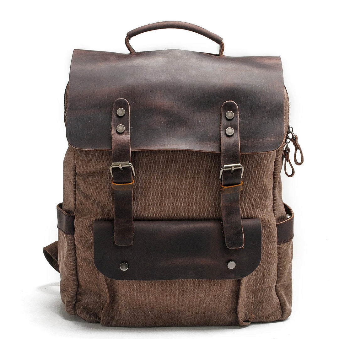 W&W Mode | Canvas Rucksack - Stockholm - Stilvoller und nachhaltiger Rucksack für den täglichen Gebrauch