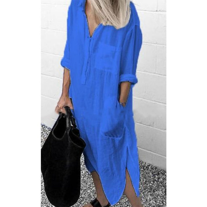 W&W Mode | Leinen Maxi Kleid