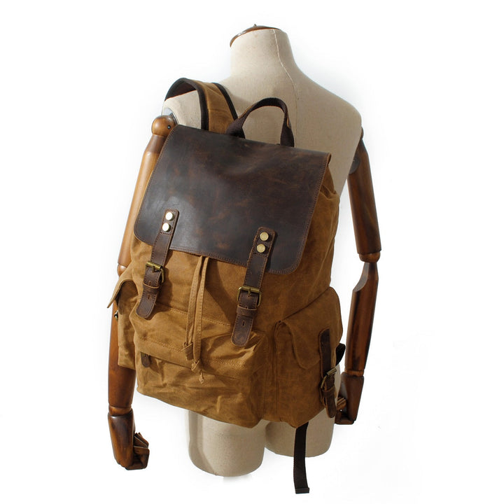 W&W Mode | Canvas Rucksack - BalticTrail - Nachhaltig und stilvoll für abenteuerliche Reisende