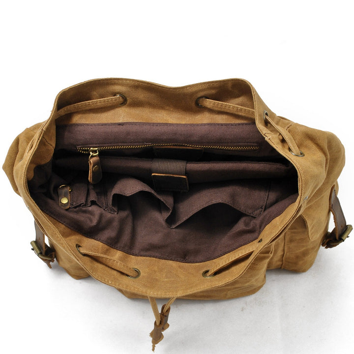 W&W Mode | Canvas Rucksack - BalticTrail - Nachhaltig und stilvoll für abenteuerliche Reisende