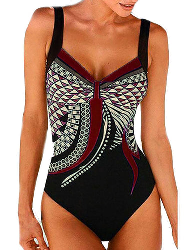 W&W Mode | Damen Kombinierter Badeanzug Push Up Sexiger Badeanzug