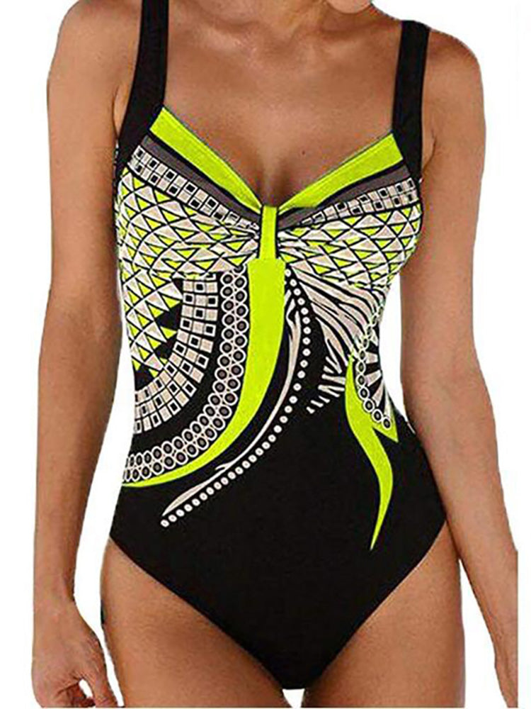 W&W Mode | Damen Kombinierter Badeanzug Push Up Sexiger Badeanzug